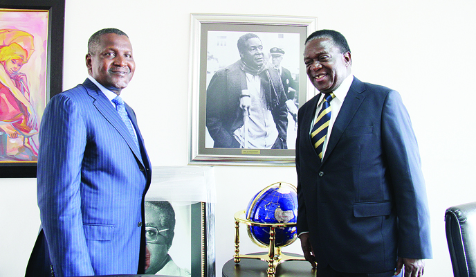 Dangote expected in Zimbabwe on Wednesday