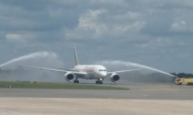 Ethiopian Airlines's 787 Dreamliner for Vic Falls