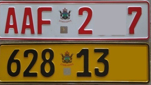 Zimbabwe's CVR runs out of number plates