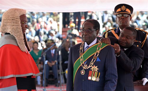 President Mugabe sworn in
