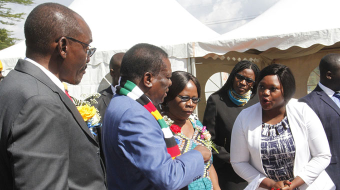 Mnangagwa engages women