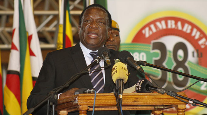 Mnangagwa opens water conference