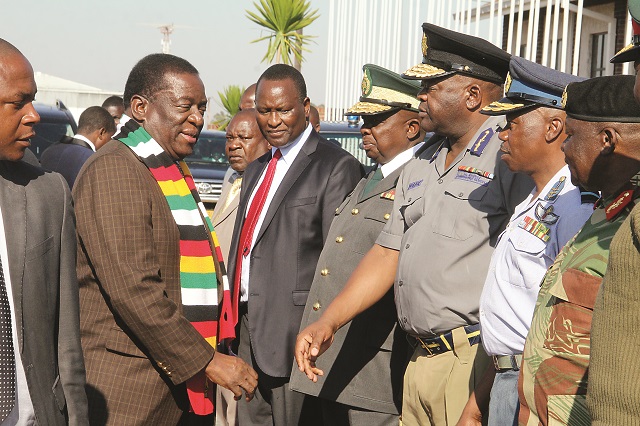 Mnangagwa back from AU summit