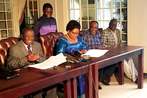 Coalition talks died with Tsvangirai