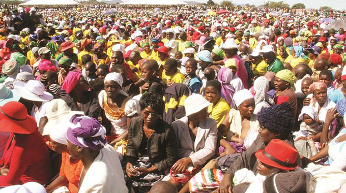 Zanu-PF pulling power on show