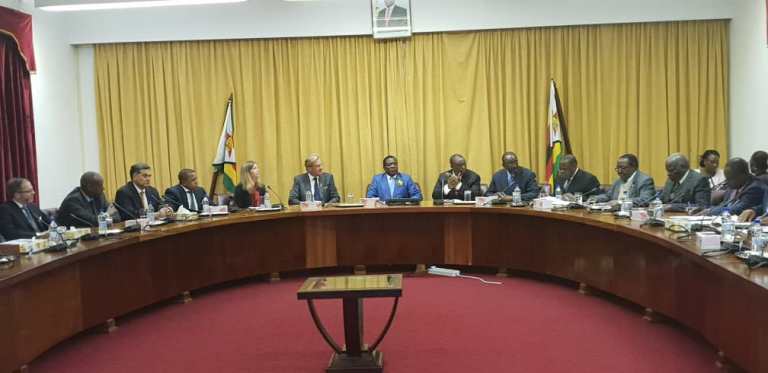 BREAKING: Mnangagwa meets British investors