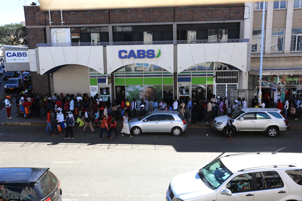 Cash decreases in CABS vaults