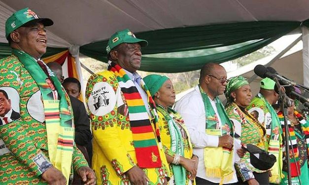 Chiwenga pays tribute to Mnangagwa