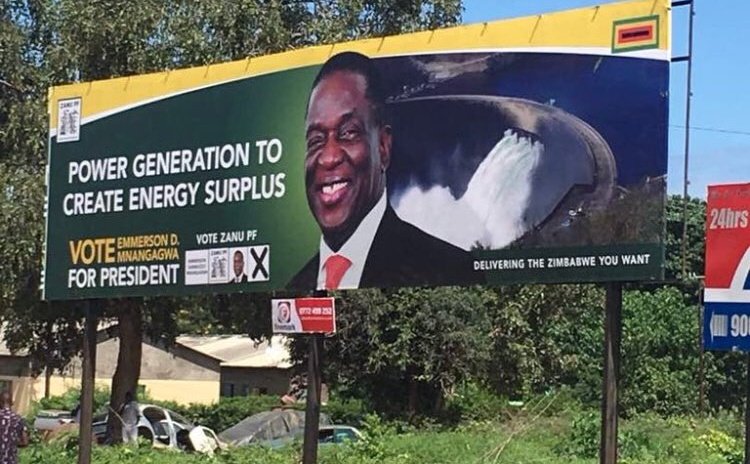 Mnangagwa's Zanu-PF takes early poll lead