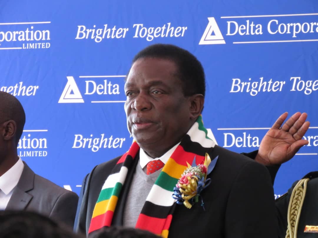 Mnangagwa hails Delta Corporation