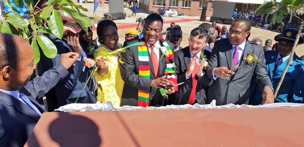 Mnangagwa officially opens Chamisa's clinic