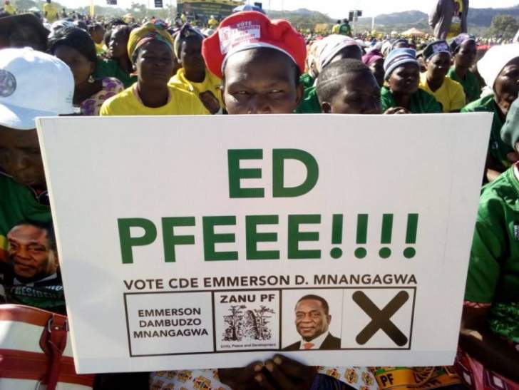 Barred from using Mnangagwa picture